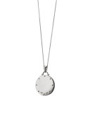 White Sapphire Paw Print Charm Necklace