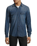 Somerford Denim Shirt, Indigo