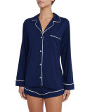 Gisele Long-Sleeve Short Pajama Set