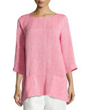 Chambray Pocket-Front Tunic 