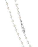 Luna Pearl Necklace with Sterling Silver, 36"