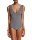 Point Dume Textured One-Piece Swimsuit