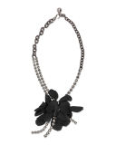 Short Flower Chain Necklace