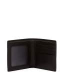 Woven Leather Bi-Fold Wallet