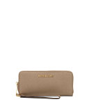 Jet Set Travel Continental Wallet, Dark Dune