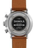 41mm Runwell Chrono Watch, Brown/White