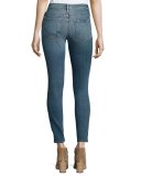 Le High Distressed Skinny Jeans, Navy Yard