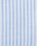 Striped Chambray Dress Shirt, Blue/White