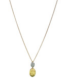Siviglia 18K Gold & Pavé Diamond Pendant Necklace
