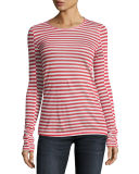 Arrow Striped Long-Sleeve T-Shirt