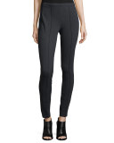 Pintucked Skinny Pants