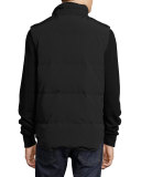 Garson Puffer Vest, Black
