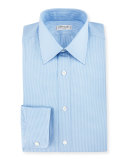 Small Check Dress Shirt, Blue