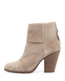 Classic Newbury Suede Bootie, Warm Gray