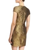 Hadlie Two Metallic Mini Dress