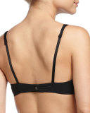 Wish Lace Demi Cup Full-Figure Bra, Black
