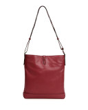 Granada Messenger Bag, Raspberry/Black