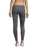 The Performance 7/8-Length Compression Tights, Granite