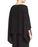 Sheppa 3/4-Sleeve Easy Blouse, Black
