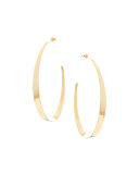 Large Narrow Gloss Hoops