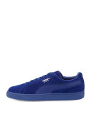 Men's Suede Classic Mono Reptile Sneakers, Royal Blue