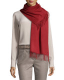 Sciarpa Grande Cashmere Scarf, Red