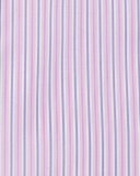 Striped Cotton Dress Shirt, Pink/Purple
