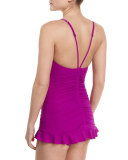 Swan Lake Shirred Swimdress 