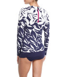 Graphic Jungle Long-Sleeve Rashguard