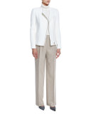 Austin Wool Moto Jacket, Cloud