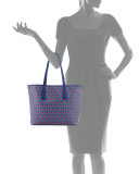 Marlborough Little Iphis Printed Tote Bag, Navy