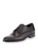 Perforated Derby Shoe, Black