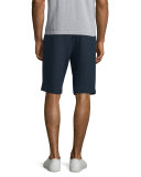 Thermal-Stitch Drawstring Shorts, Coastal