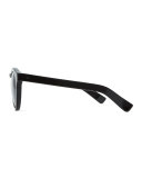 Leonard II Round Sunglasses, Black