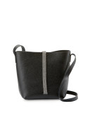 Monili-Tab Small Crossbody Bag, Black