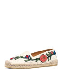 Pilar Embroidered Espadrille Flat
