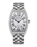 Ladies Curvex Stainless Steel Diamond Watch
