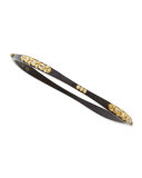 Midnight Bangle with White Sapphires