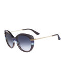 Slight Cat-Eye Sunglasses