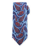 Paisley-Print Silk Tie