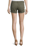 Foster Rolled-Cuff Denim Shorts, Fennel