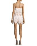 Prairie Broderie Anglaise Playsuit, Peach