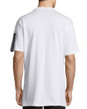 Tonal Patches Short-Sleeve T-Shirt, White