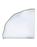 Contrast-Border Pocket Circle, Charcoal/White