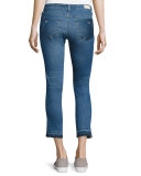 The Stilt Raw-Edge Cropped Jeans, 21 Years Breathless