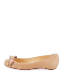 Ballalarina Spiked Bow Flat, Beige