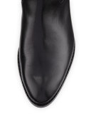 Aspyn Leather Knee Boot, Black