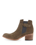 Carina Suede Ankle Bootie, Dove