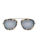 Huey Mirrored Aviator Sunglasses, Caminda