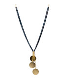 Beaded Sea Jasper Tassel Necklace